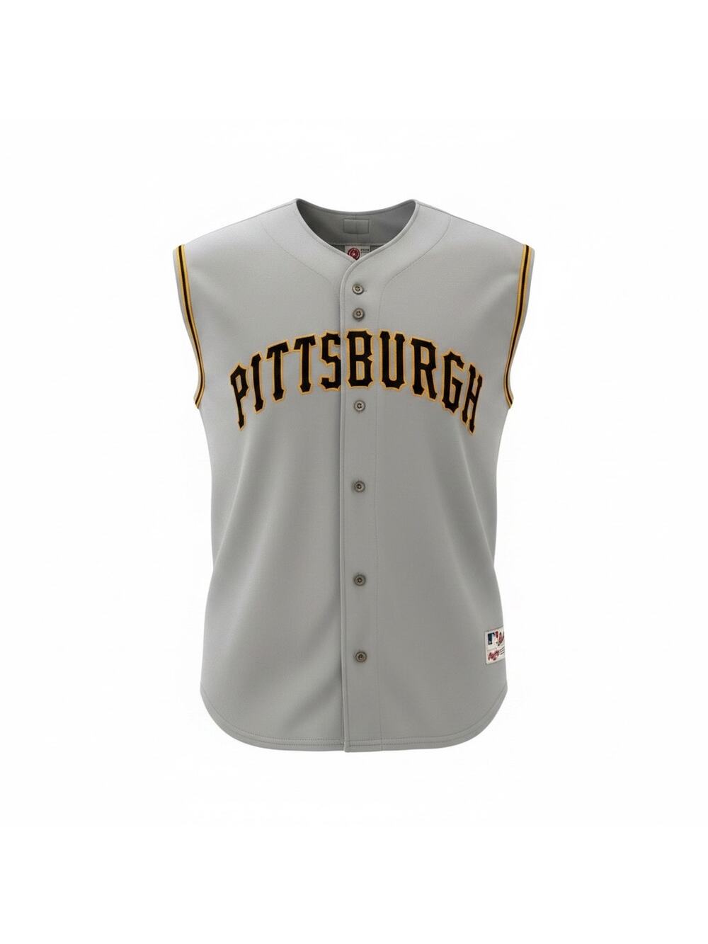 Rawlings Authentic Collection Vintage Pittsburgh Pirates Gray Jersey Size 52
